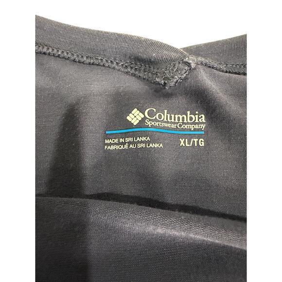 Columbia Blue Scoop Front V‑Back Top Soft Stretch Size XL Excellent - Picture 5 of 8